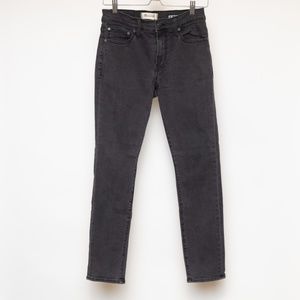 Madewell Skinny High Rise Washed Black Jeans Size W30